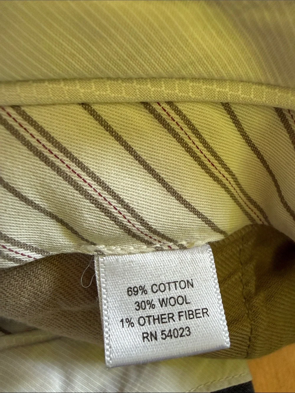 Banana Republic Men's Navy Pinstripe Chinos